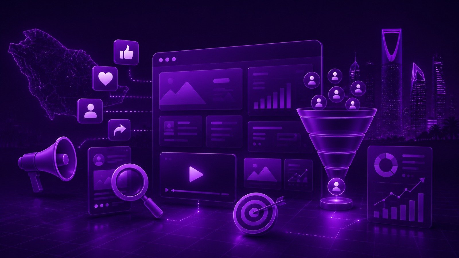 B2B lead generation investment connected to targeting, visibility, conversion, follow-up and measurable growth in Saudi Arabia